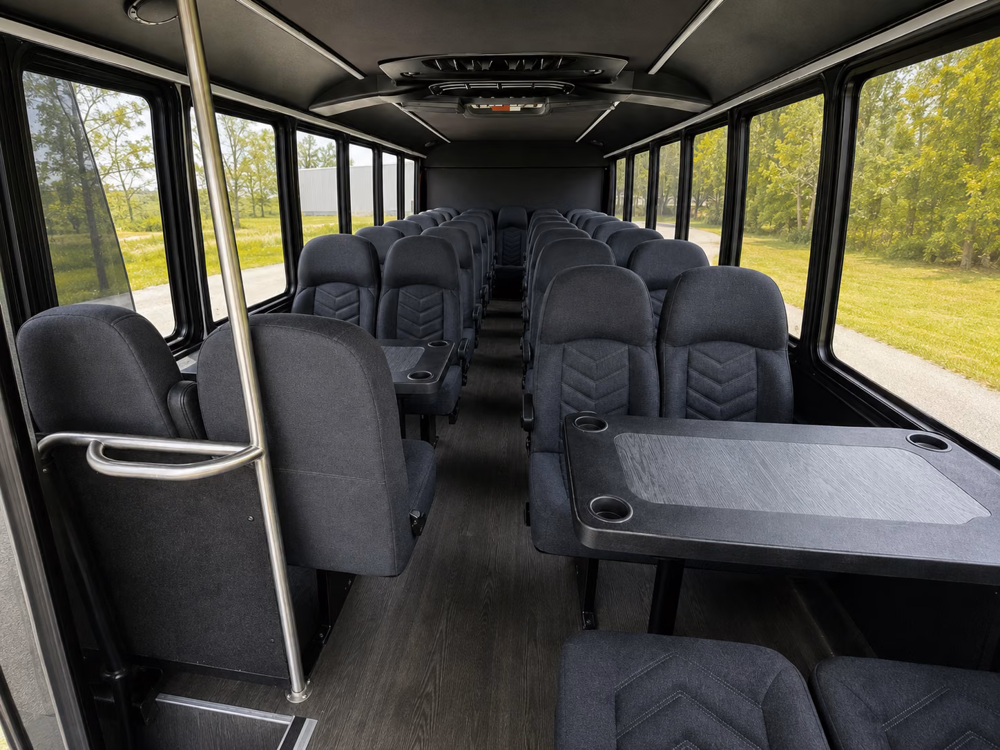 airport transfer buses for vineland wedding guests flying in