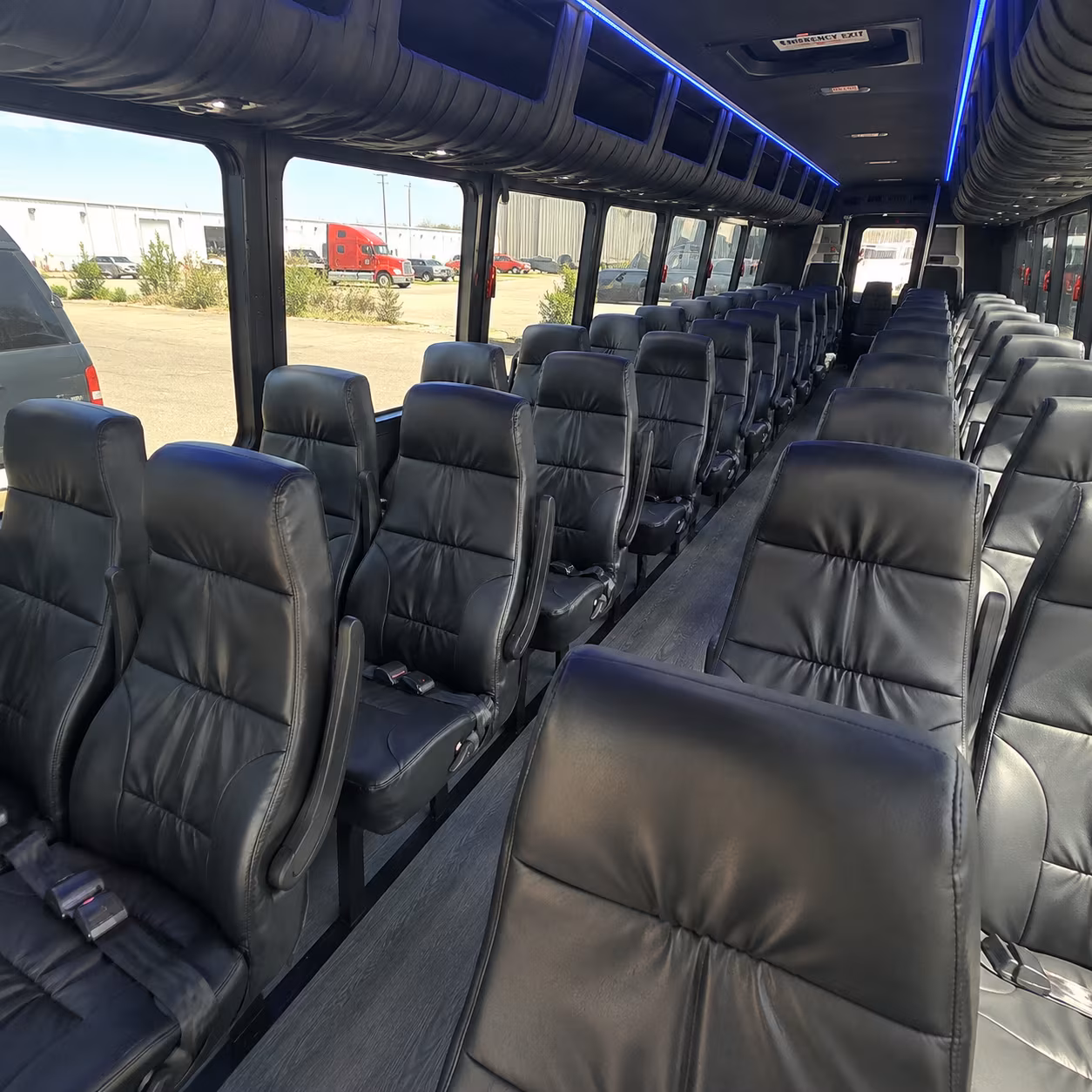 vineland 25 passenger minibus interior