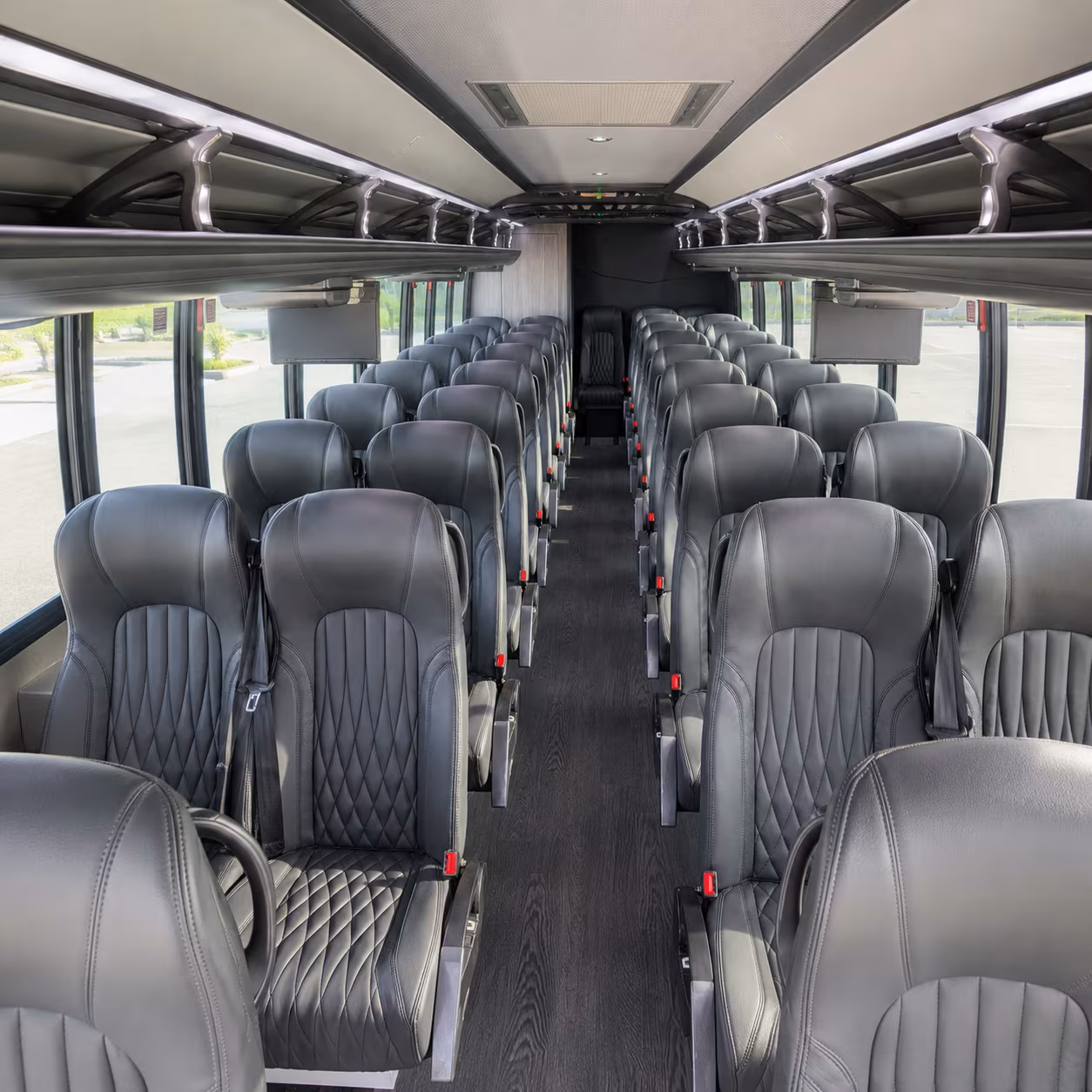 vineland 28 passenger minibus interior
