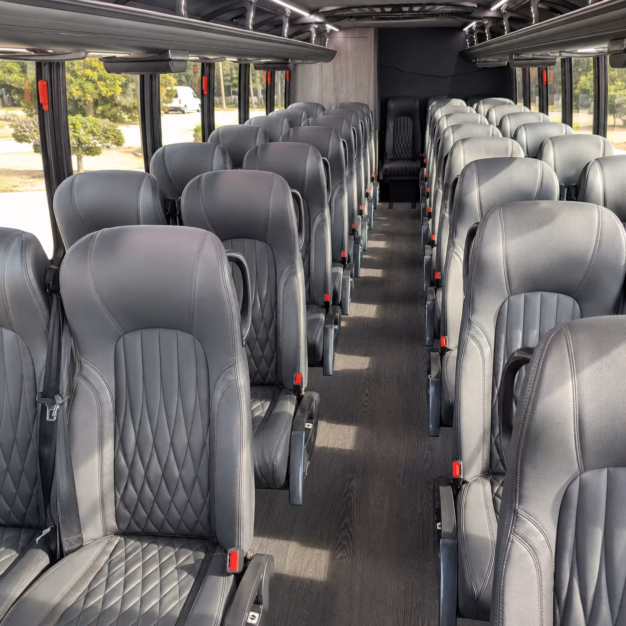 vineland 30 passenger minibus interior