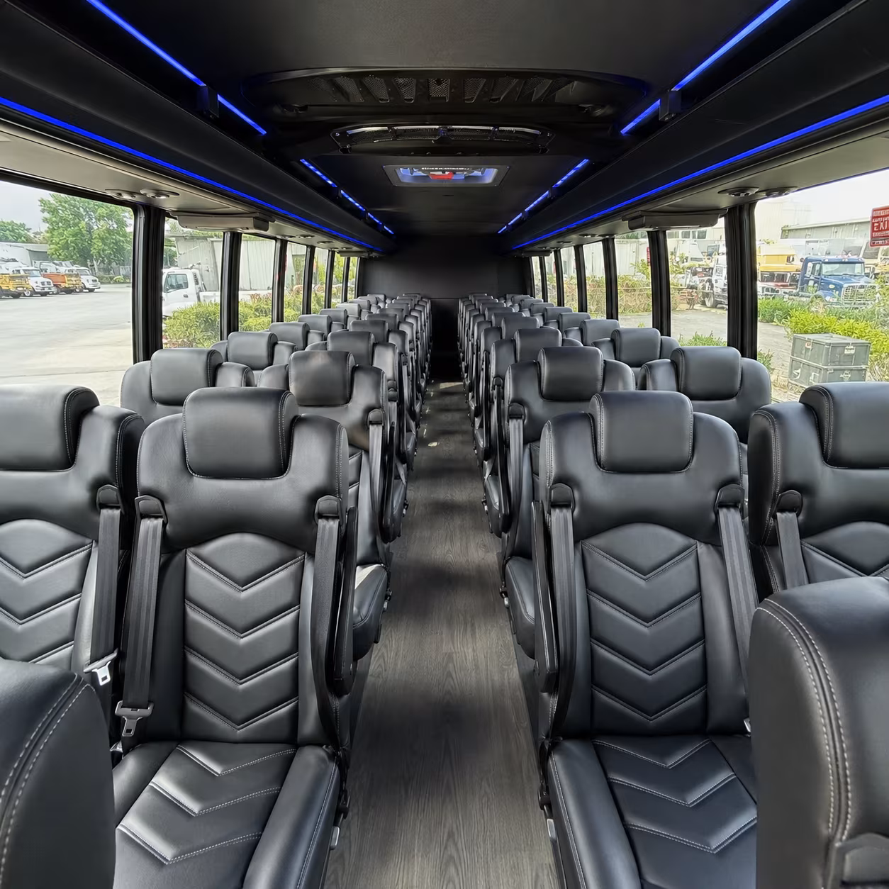 vineland 35 passenger minibus inside