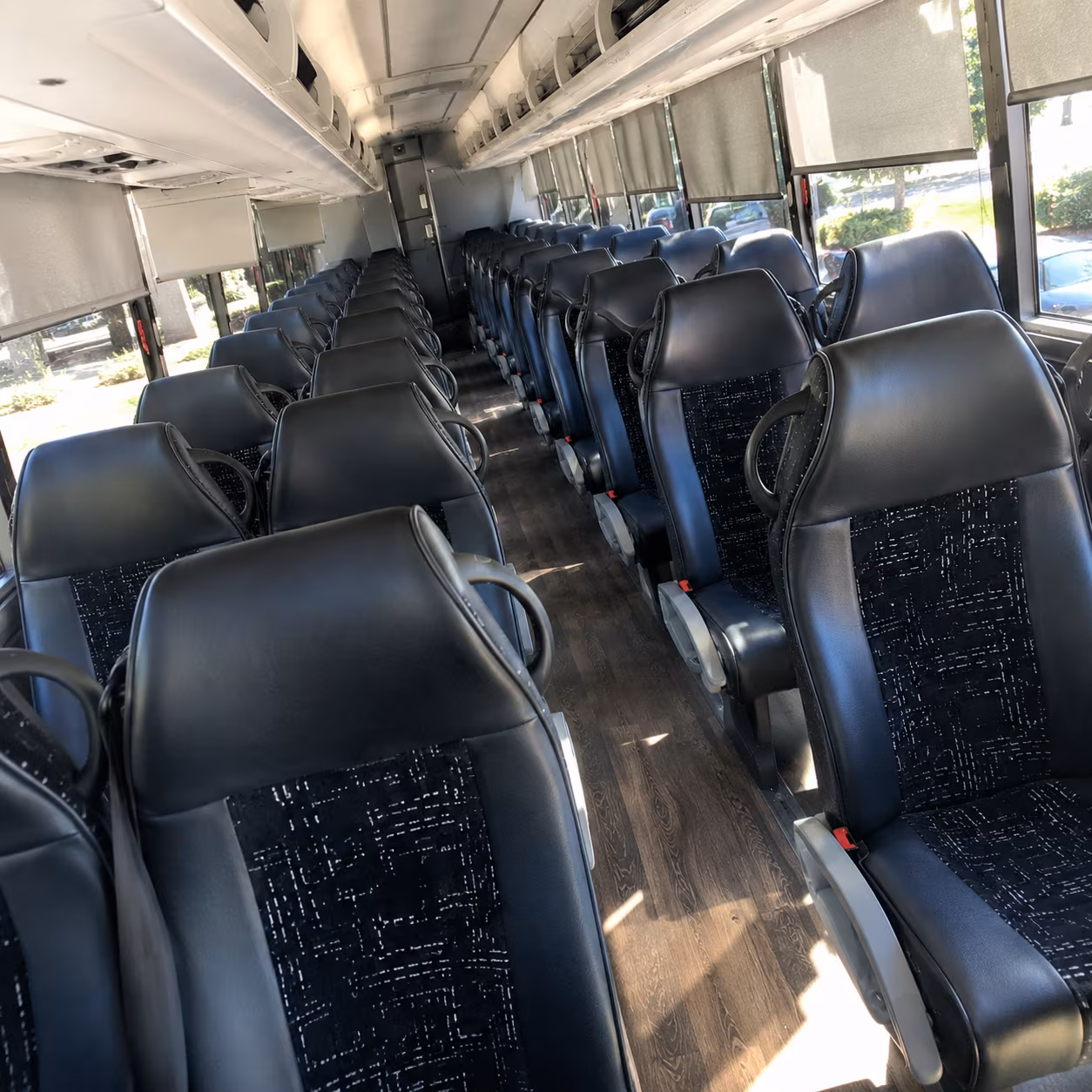 vineland 56 passenger charter bus interior