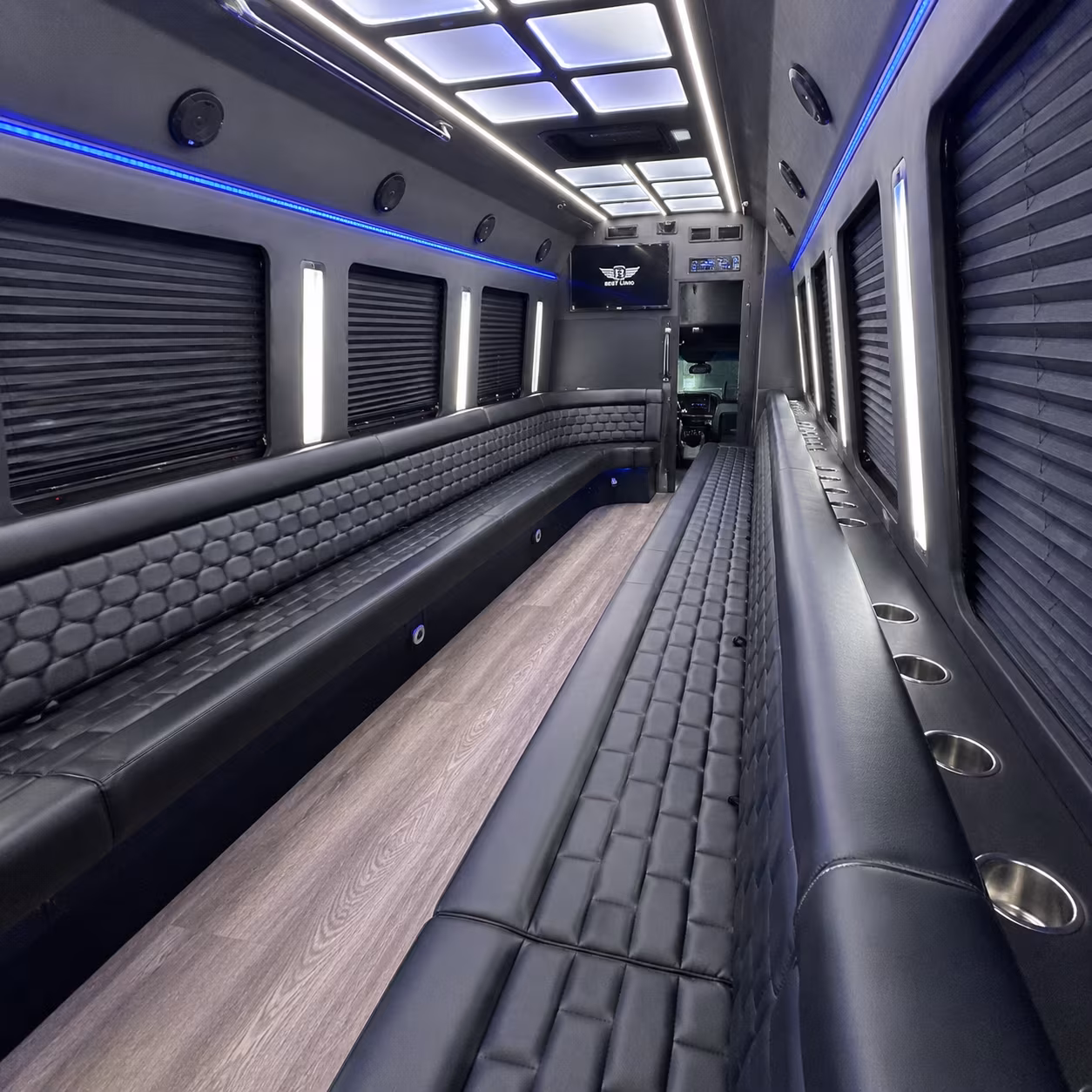 vineland party bus inside