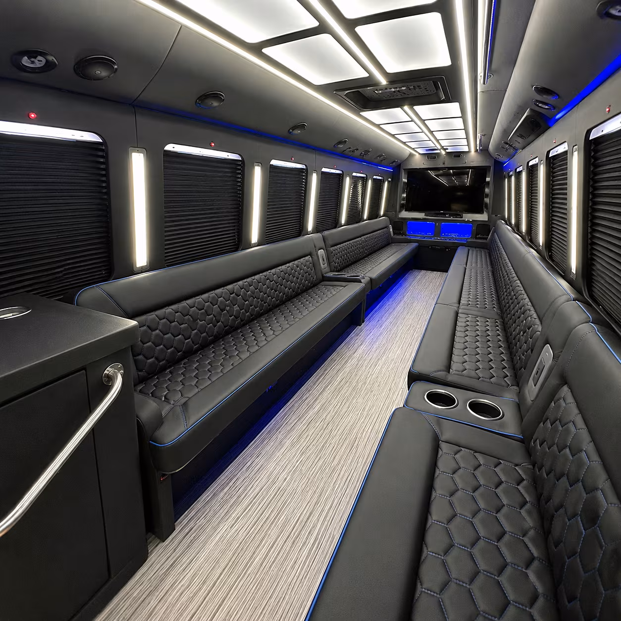vineland party bus interior